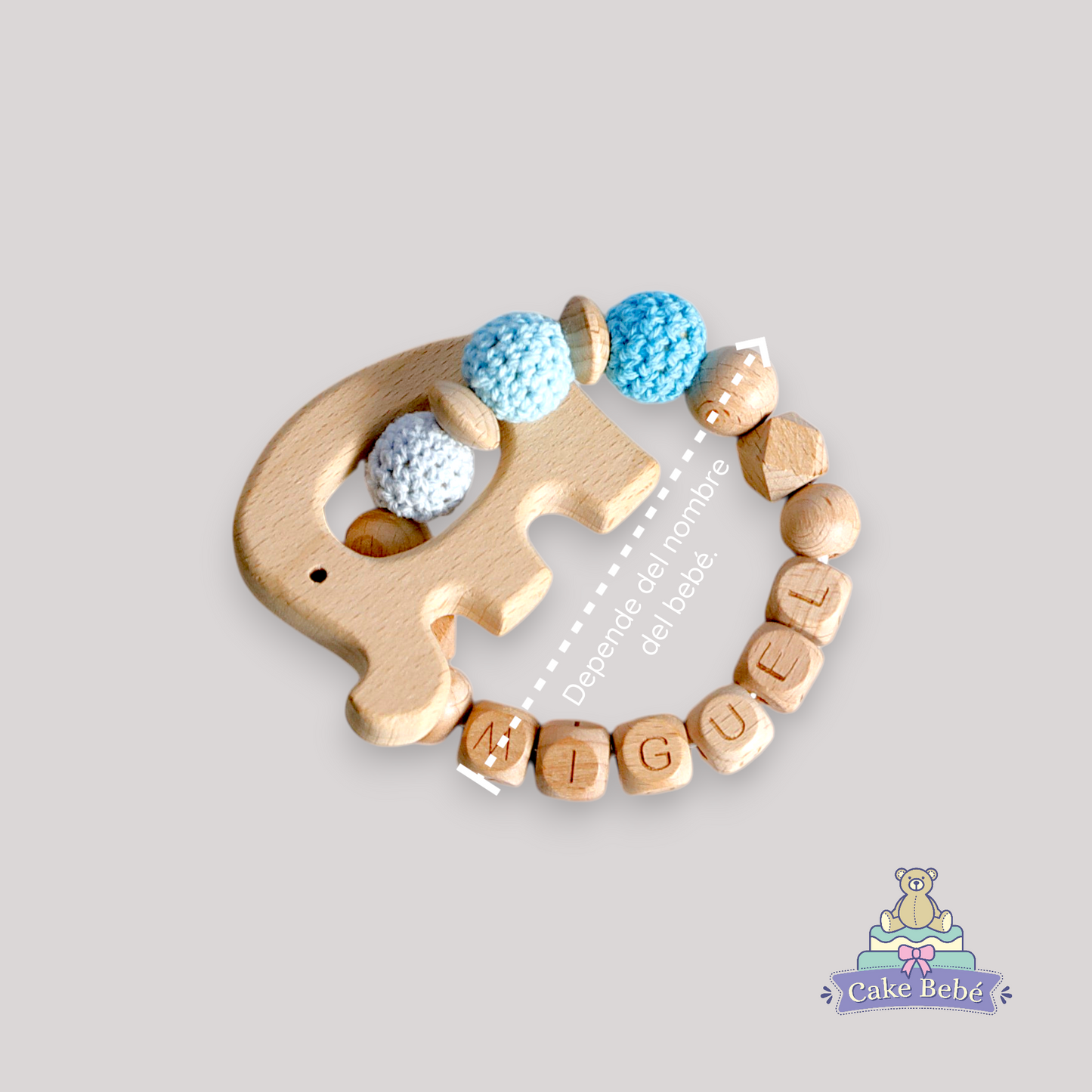 Set Portachupon & Mordedera Madera personalizable