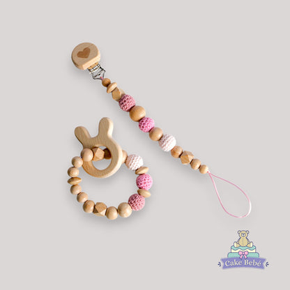 Set Portachupon & Mordedera Madera