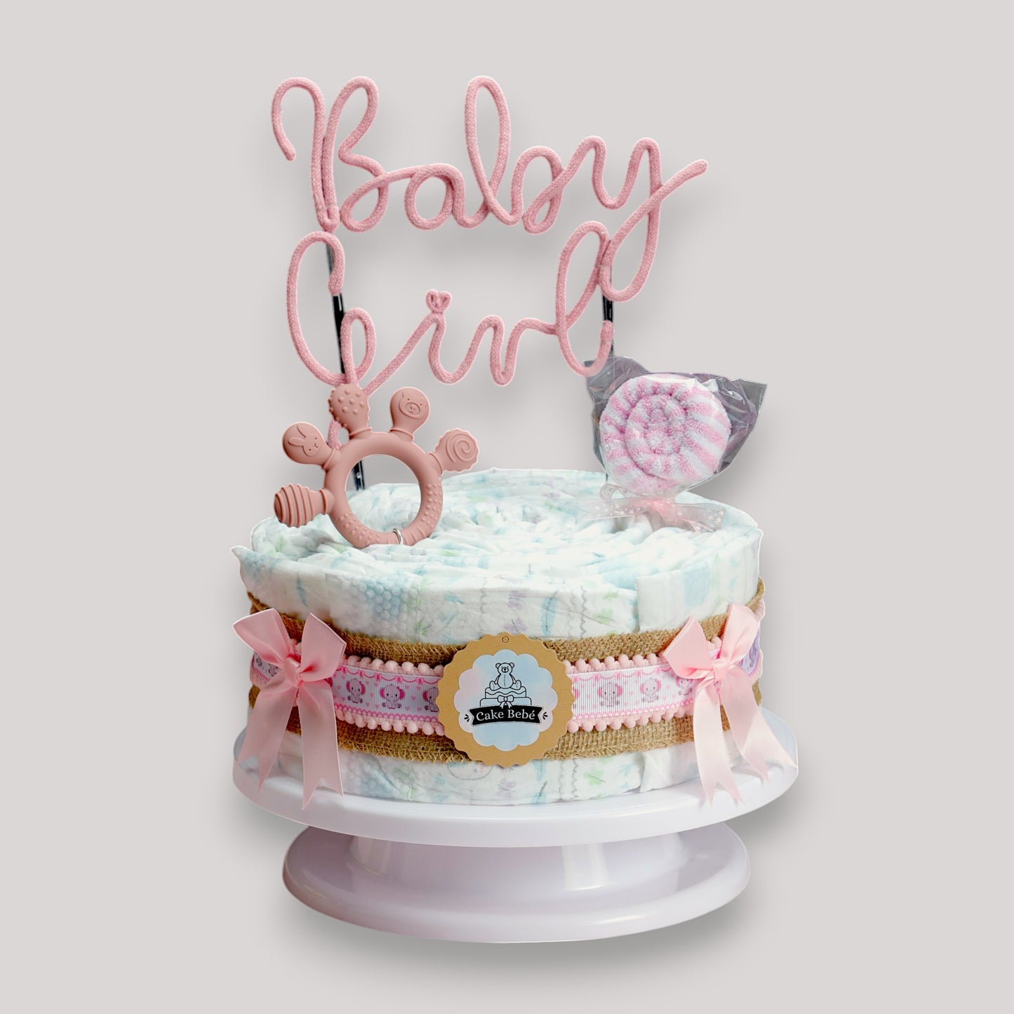 Pastel Básico "Baby Girl"