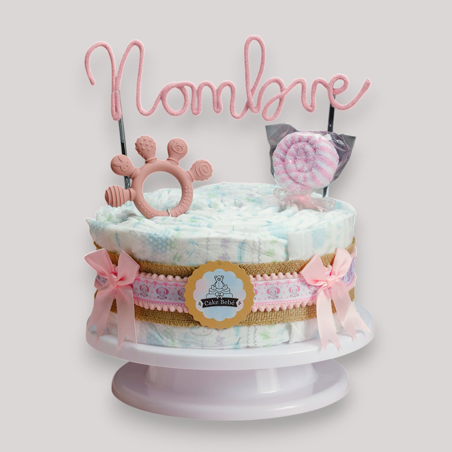 Pastel Básico "Baby Girl"