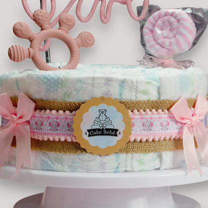 Pastel Básico "Baby Girl"