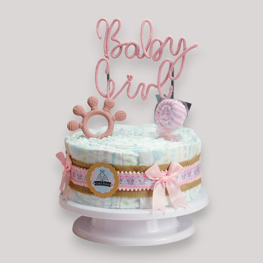 Pastel Básico "Baby Girl"
